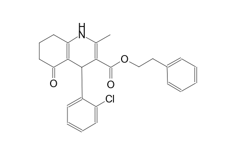 2-phenylethyl 4-(2-chlorophenyl)-2-methyl-5-oxo-1,4,5,6,7,8-hexahydro-3-quinolinecarboxylate