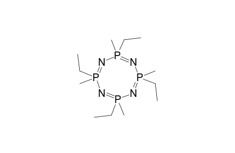 2,4,6,8-tetraethyl-2,4,6,8-tetramethyl-1,3,5,7-tetraza-2$l^{5},4$l^{5},6$l^{5},8$l^{5}-tetraphosphacycloocta-1,3,5,7-tetraene