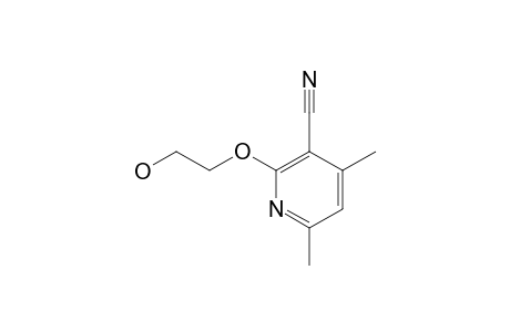 4,6-DIMETHYL-2-(2-HYDROXYETHOXY)-PYRIDINE-3-CARBONITRILE