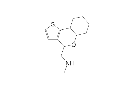 4H-Thieno[3,2-c][1]benzopyran-4-methanamine, 5a,6,7,8,9,9a-hexahydro-N-methyl-