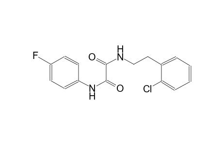 ethanediamide, N~1~-[2-(2-chlorophenyl)ethyl]-N~2~-(4-fluorophenyl)-