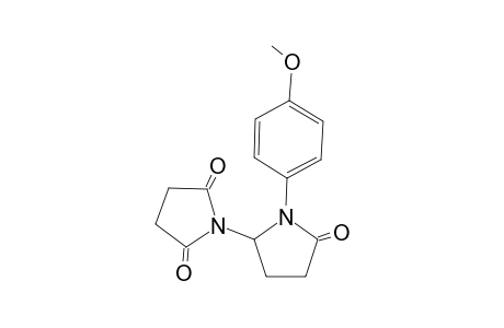 1-(p-Methoxyphenyl)-5-(1-succinimido)pyrrolidin-2-one