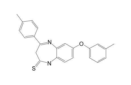 2,3-DIHYDRO-4-(PARA-METHYLPHENYL)-7-(METHA-METHYLPHENOXY)-(1H)-1,5-BENZODIAZEPINE-2-THIONE