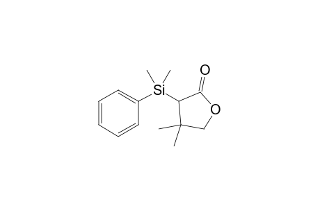 3-[dimethyl(phenyl)silyl]-4,4-dimethyl-2-oxolanone