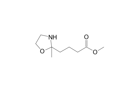 Methyl 2-methyl-1,3-oxazolidine-2-butanoate