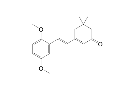 5,5-Dimethyl-3-[2-(2,5-dimethoxystyryl)]-cyclohex-2-enone