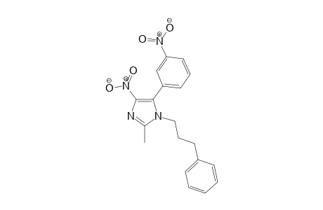 2-Methyl-4-nitro-5-(3-nitrophenyl)-1-(3-phenylpropyl)-1H-imidazole