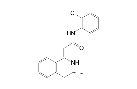 (2Z)-N-(2-chlorophenyl)-2-(3,3-dimethyl-3,4-dihydro-1(2H)-isoquinolinylidene)ethanamide