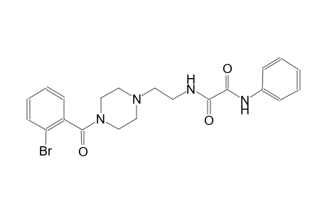 ethanediamide, N~1~-[2-[4-(2-bromobenzoyl)-1-piperazinyl]ethyl]-N~2~-phenyl-