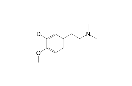 2-[4-methoxy(3-2H)phenyl]-N,N-dimethylethan-1-amine