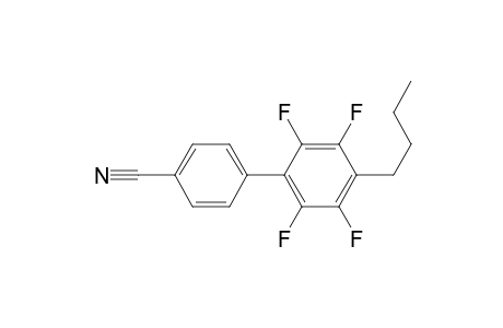 4-(4-butyl-2,3,5,6-tetrafluoro-phenyl)benzonitrile