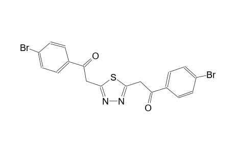 1-(4-bromophenyl)-2-{5-[2-(4-bromophenyl)-2-oxoethyl]-1,3,4-thiadiazol-2-yl}ethanone