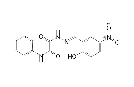 acetic acid, [(2,5-dimethylphenyl)amino]oxo-, 2-[(E)-(2-hydroxy-5-nitrophenyl)methylidene]hydrazide