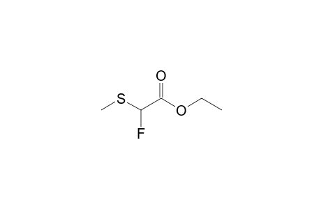 2-Fluoro-2-(methylthio)acetic acid ethyl ester