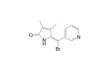 2H-Pyrrol-2-one, 5-(bromo-3-pyridinylmethylene)-1,5-dihydro-3,4-dimethyl-, (Z)-
