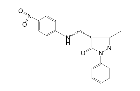 3-METHYL-4-[(p-NITROANILINO)METHYLENE]-1-PHENYL-2-PYRAZOLIN-5-ONE