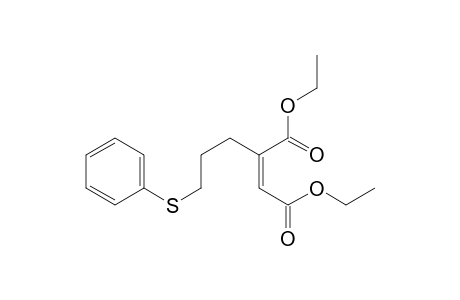(Z)-Ethyl 3-carboethoxy-6-phenylthio-2-hexenoate
