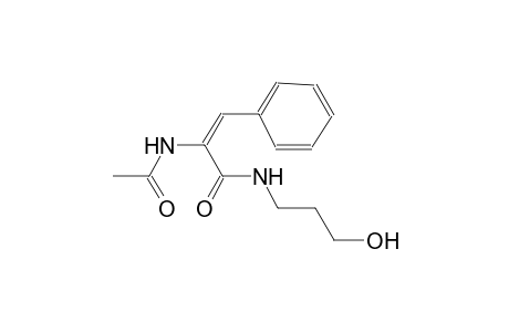 2-propenamide, 2-(acetylamino)-N-(3-hydroxypropyl)-3-phenyl-, (2E)-