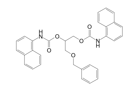 3-(benzyloxy)-1,2-propanediol, bis(1-naphthalenecarbamate)