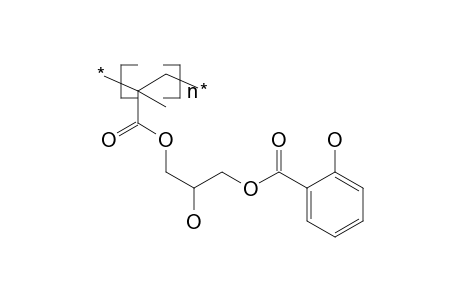Poly(2-hydroxytrimethylene methacrylate salicylate)