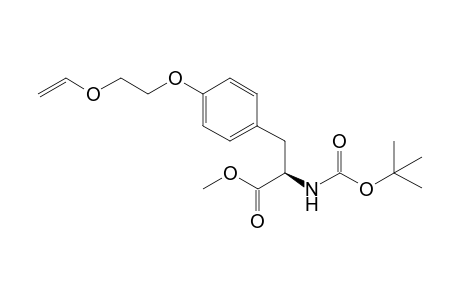 (R)-methyl 2-(tert-butoxycarbonylamino)-3-(4-(2-(vinyloxy)ethoxy)phenyl)propanoate