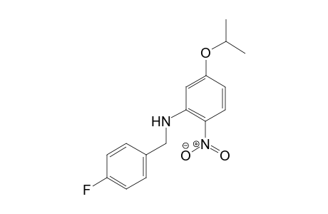 N-(4-Fluorobenzyl)-5-isopropoxy-2-nitrobenzenamine