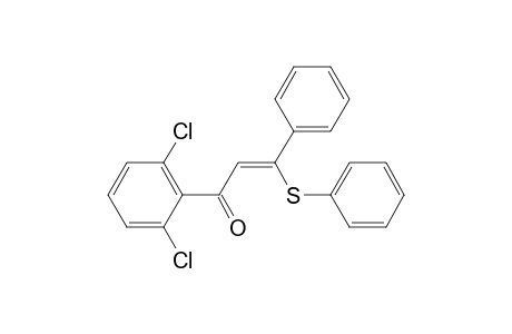 (Z)-3-Phenyl-1-(2,6-dichlorophenyl)-3-phenylthioprop-2-en-1-one