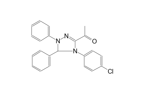 ethanone, 1-[4-(4-chlorophenyl)-4,5-dihydro-1,5-diphenyl-1H-1,2,4-triazol-3-yl]-
