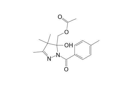 acetic acid (3-hydroxy-4,4,5-trimethyl-2-p-toluoyl-2-pyrazolin-3-yl)methyl ester