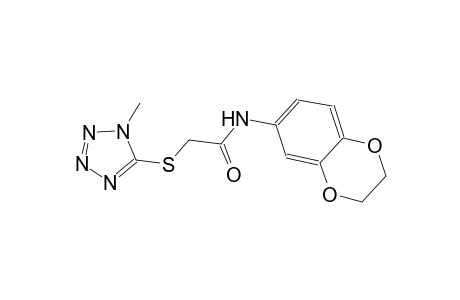 N-(2,3-dihydro-1,4-benzodioxin-6-yl)-2-[(1-methyl-1H-tetraazol-5-yl)sulfanyl]acetamide