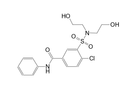 benzamide, 3-[[bis(2-hydroxyethyl)amino]sulfonyl]-4-chloro-N-phenyl-