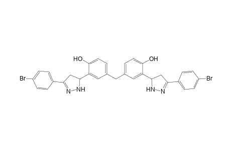 4,4'-Methylenebis[2-(3-(4-bromophenyl)-4,5-dihydro-1Hpyrazol-5-yl)phenol]