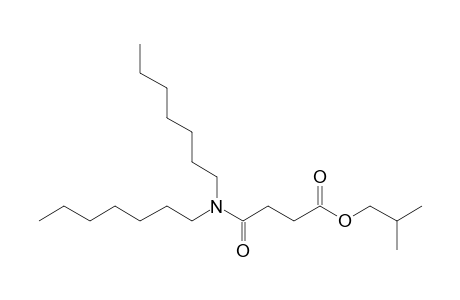 Succinic acid, monoamide, N,N-diheptyl-, isobutyl ester