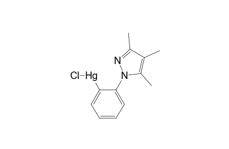 Chloro[2-(3',4',5'-trimethylpyrazol-1'-yl)phenyl]mercury(II)