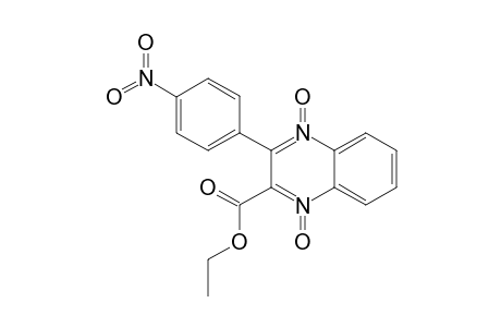 2-(CARBOETHOXY)-3-(4'-NITRO)-PHENYLQUINOXALINE-1,4-DIOXIDE