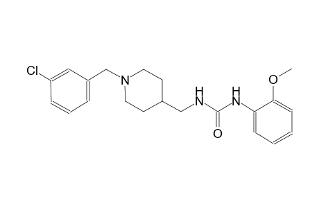 urea, N-[[1-[(3-chlorophenyl)methyl]-4-piperidinyl]methyl]-N'-(2-methoxyphenyl)-