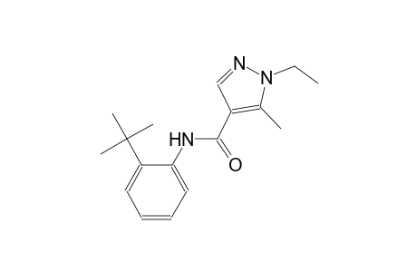 N-(2-tert-butylphenyl)-1-ethyl-5-methyl-1H-pyrazole-4-carboxamide