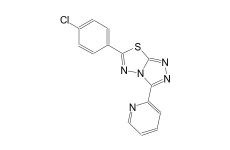 6-(4-chlorophenyl)-3-(2-pyridinyl)[1,2,4]triazolo[3,4-b][1,3,4]thiadiazole