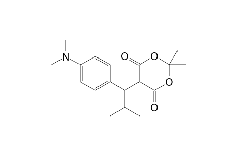 5-{1-[4-(Dimethylamino)phenyl]-2-methylpropyl}-2,2-dimethyl-1,3-dioxane-4,6-dione