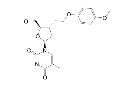 3'-DEOXY-3'-C-(2''-HYDROXYETHYL)-2''-O-(PARA-METHOXYPHENYL)-THYMIDINE