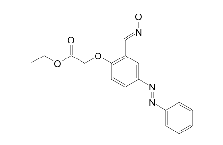 2-(ETHOXYCARBONYLMETHOXY)-5-(PHENYLAZO)-BENZALDOXIME
