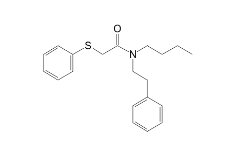 (Phenylthio) acetamide, N-(2-phenylethyl)-N-butyl-