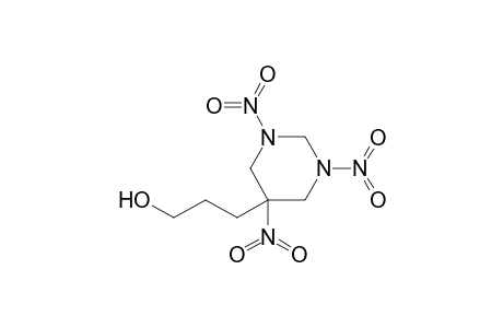 3-(1,3,5-trinitro-1,3-diazinan-5-yl)-1-propanol