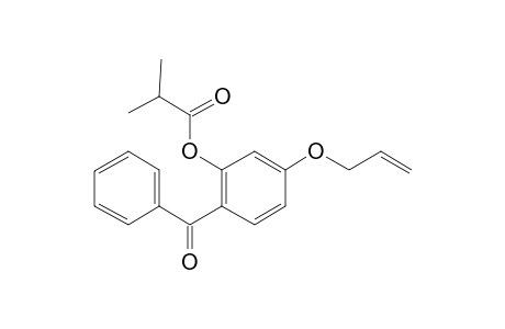 4-(Allyloxy)-2-hydroxybenzophenone, 2-methylpropionate