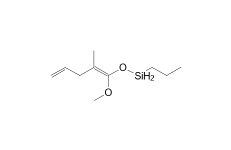 1-Methoxy-1-propylsilyloxy-2-methylpenta-1,4-diene