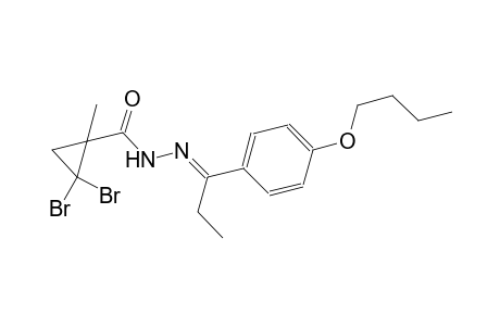 2,2-dibromo-N'-[(E)-1-(4-butoxyphenyl)propylidene]-1-methylcyclopropanecarbohydrazide