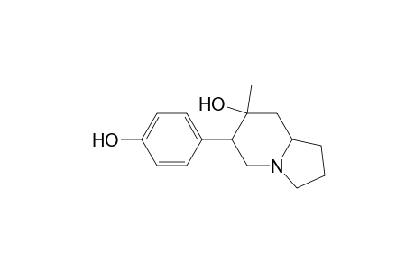 7-Indolizinol, octahydro-6-(4-hydroxyphenyl)-7-methyl-