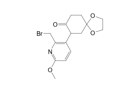 3-(6'-METHOXY-2'-BROMOMETHYL-3'-PYRIDYL)-CYCLOHEXANE-1,4-DIONE_4-ETHYLENE_ACETAL