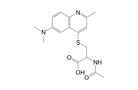 cysteine, N-acetyl-S-[6-(dimethylamino)-2-methyl-4-quinolinyl]-