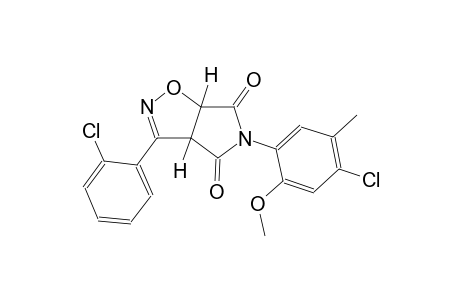 (3aR,6aS)-5-(4-chloro-2-methoxy-5-methylphenyl)-3-(2-chlorophenyl)-3aH-pyrrolo[3,4-d]isoxazole-4,6(5H,6aH)-dione